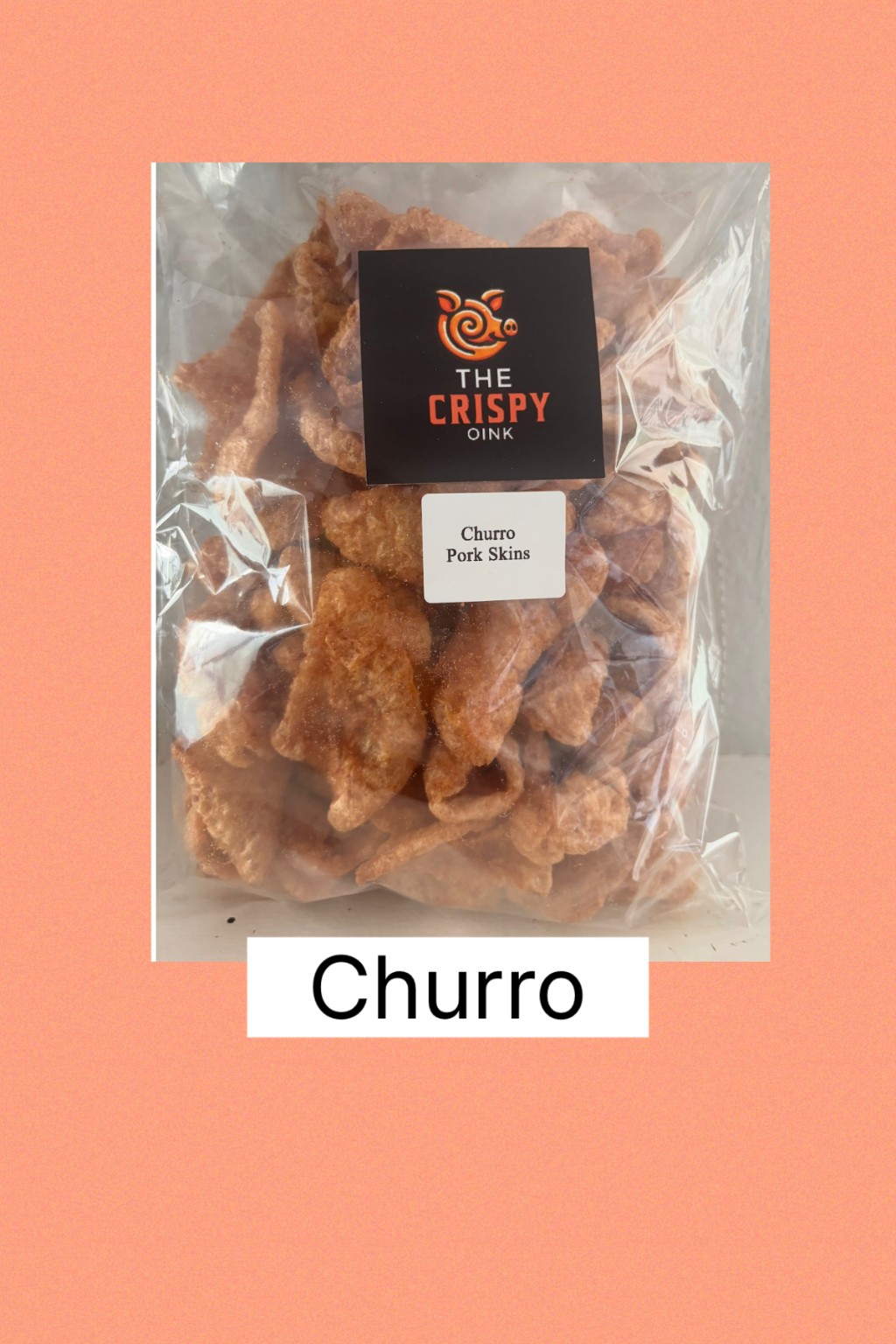 Churro pork skins